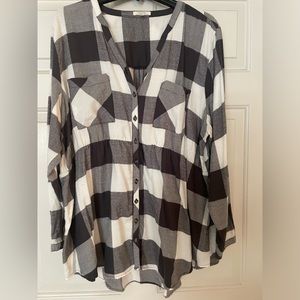 Maurice’s plus size empire waist flannel
